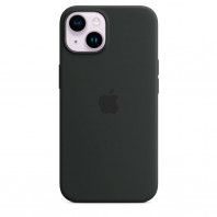 Чехол LUX Silicone Case на iPhone 14 Midnight with MagSafe